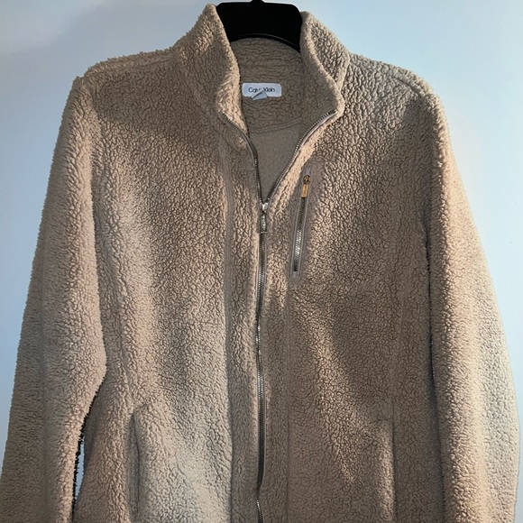 Calvin Klein Jackets & Blazers - Calvin Klein Sherpa Zip Up